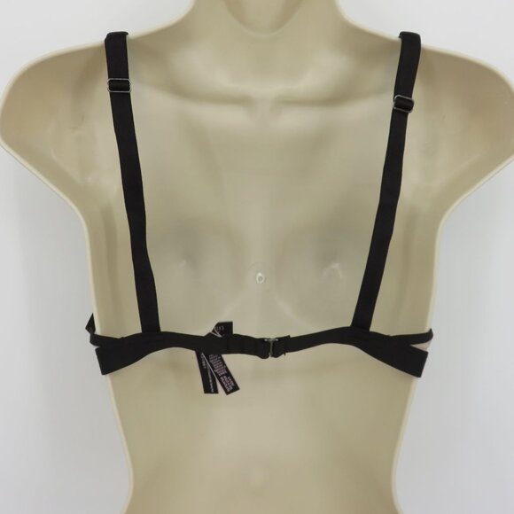 Victorias Secret Womens Small Black Mesh Plunge Bralette 24492967 Nylon Blend - Picture 6 of 15